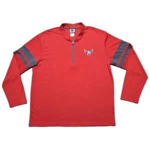 Washington‎ Capitals NHL 1/4 Zip Pullover Men's 2XL